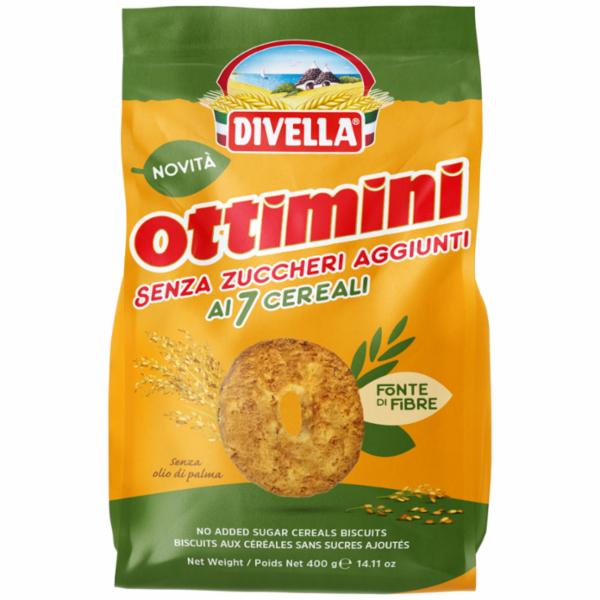 Divella Ottimini Ai 7 Cereali Senza Zuccheri Aggiunti 400 G
