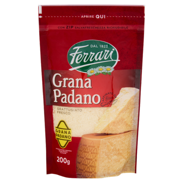 Ferrari Grana Padano DOP Grattugiato Fresco 200 g