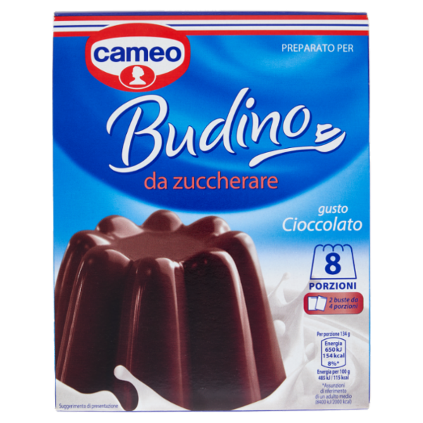 cameo Budino da zuccherare gusto Cioccolato 2 x 48 g