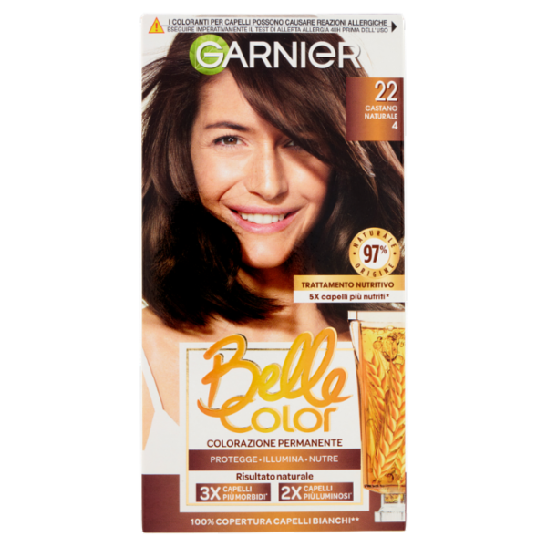 Garnier Belle Color Colorazione Permanente 22 Castano Naturale 4