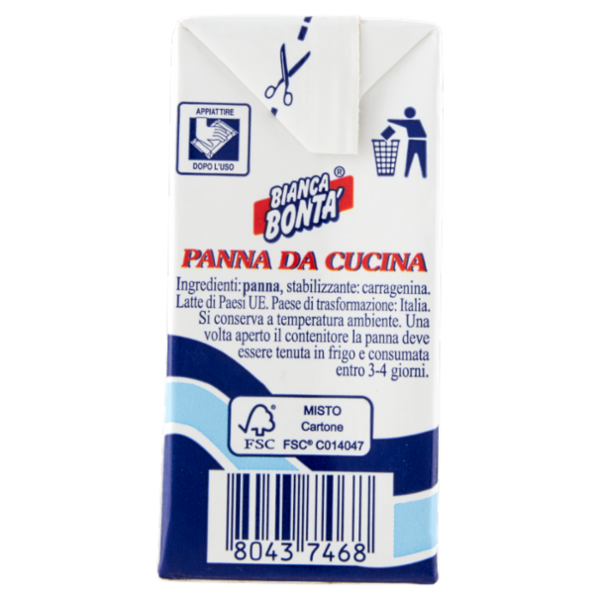 Bianca Bontà Panna da Cucina Uht 200 ml