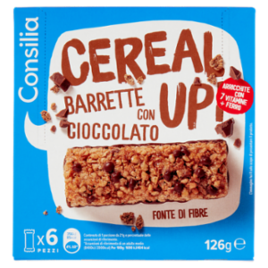 Consilia Barrette Di Cereali Con Cioccolato Al Latte 6x21 g