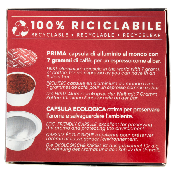 Bialetti Caffè d'Italia Espresso Bar Torino 16 Capsule 112 g