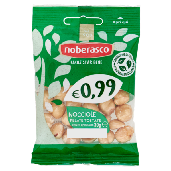 noberasco € 0,99 Nocciole Pelate Tostate 30 g