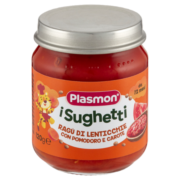 Plasmon i Sughetti Ragù di Lenticchie con Pomodoro e Carote 120 g