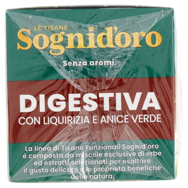 Sognid'oro le Tisane Digestiva con Liquirizia e Anice Verde bustine 20 x 2 g