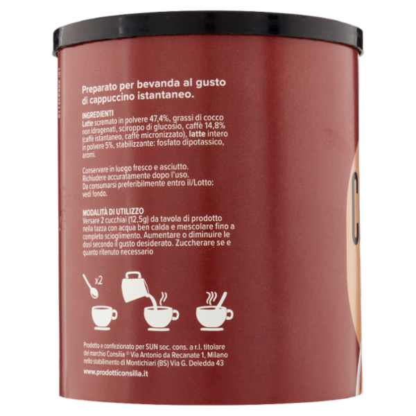 Consilia Preparato per Cappuccino 175 g