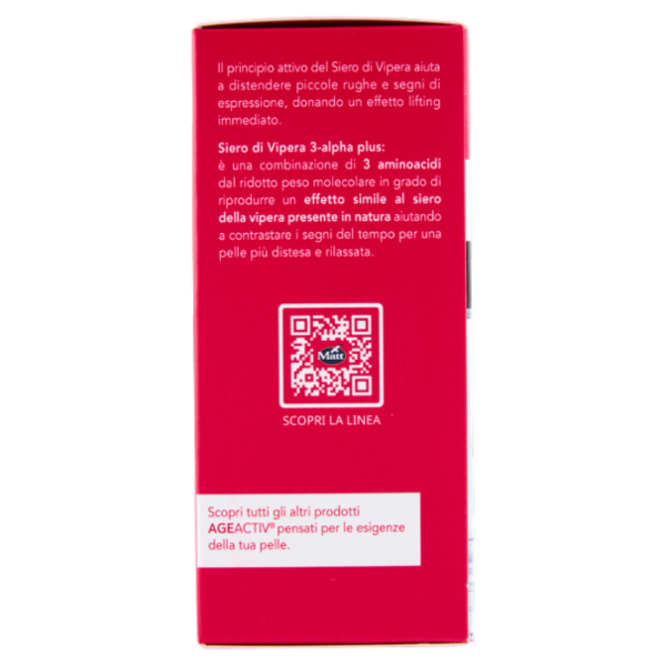 Matt Age Activ Intensive Lifting Siero Viso e Collo Siero di Vipera 3 Alpha Plus 30 ml