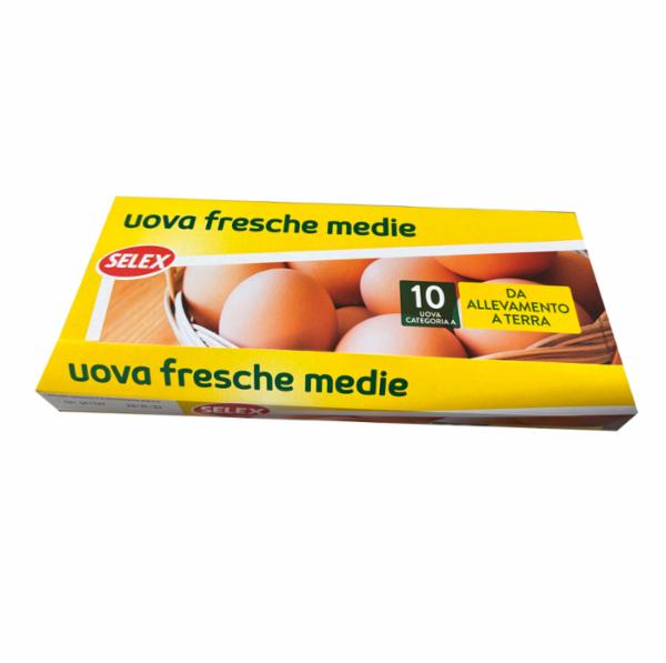 Selex 10 Uova Fresche Medie Allevate a Terra Cat. A