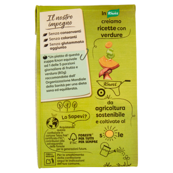 Knorr Zuppa Boscaiola con Cereali, Zucca e Porcini 500 ml