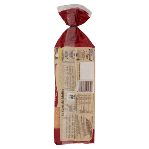 Mulino Bianco Pan Bauletto Bianco Pane Ideale per Panini 400g