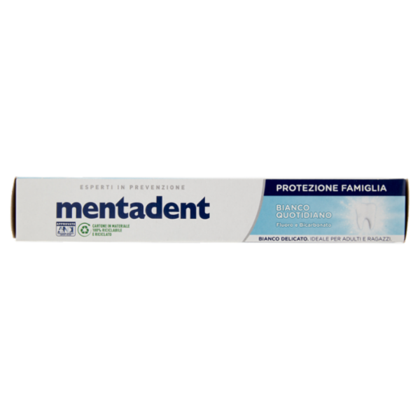 Mentadent Protezione Famiglia Bianco Quotidiano 75 ml