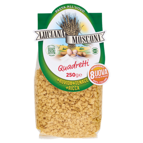 Luciana Mosconi Pasta all'Uovo Quadretti 250 g