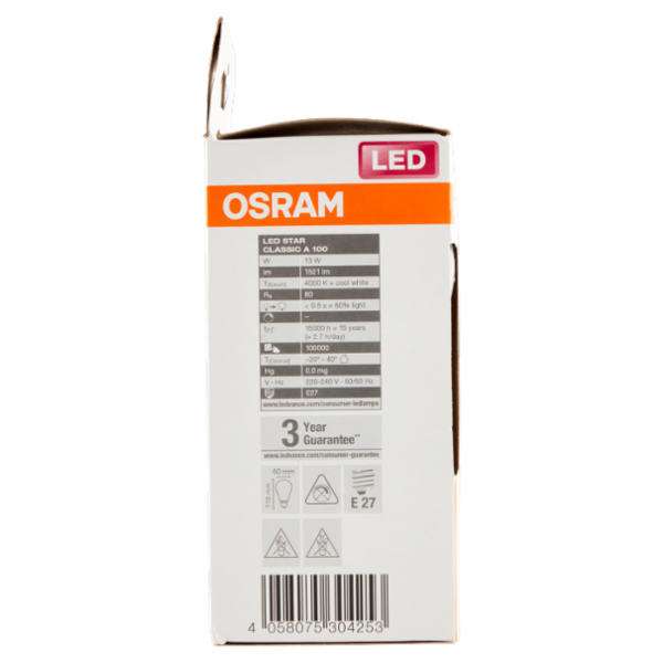 Osram Led Star Classic A 100 Cool White 13 W E27