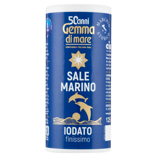 Gemma di mare Sale Marino Iodato finissimo 125 g