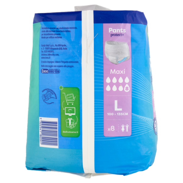 Tena Pants protect+ Maxi L 8 pz