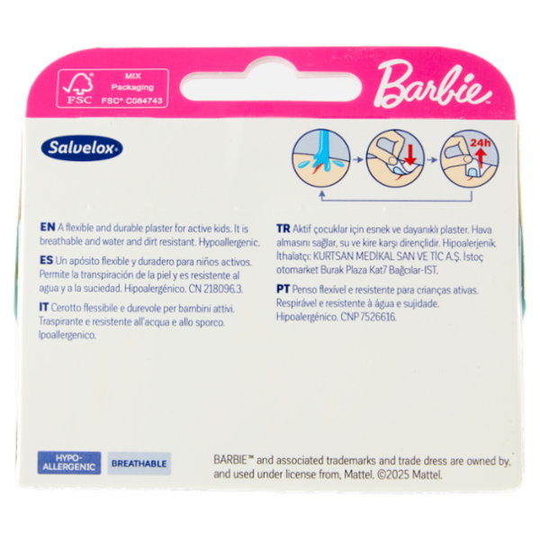 Salvelox Barbie 14 pz