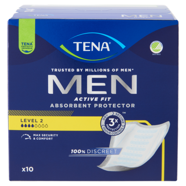 Tena Men Active Fit Absorbent Protector Level 2 10 pz