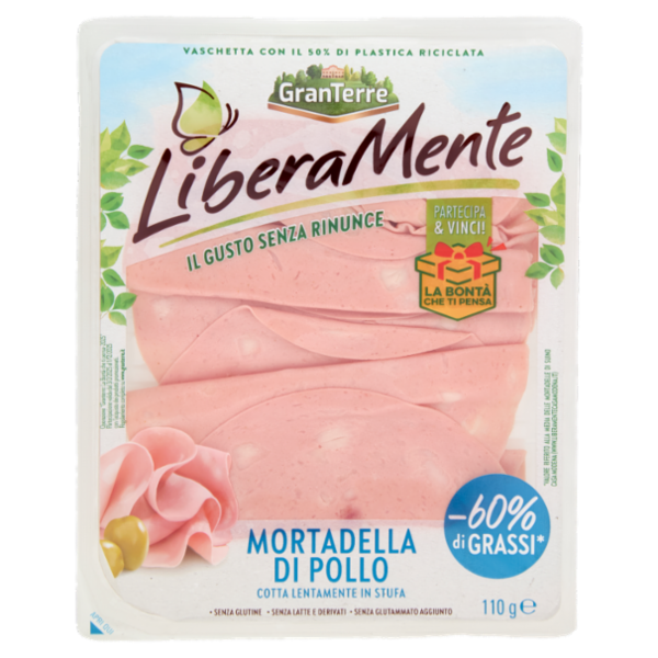 GranTerre LiberaMente Mortadella di Pollo 110 g