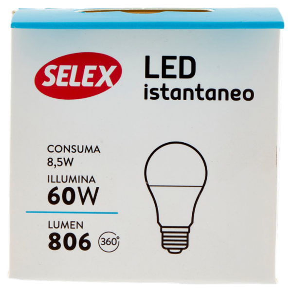 Selex Lampadina Led SMD Goccia E27 9W