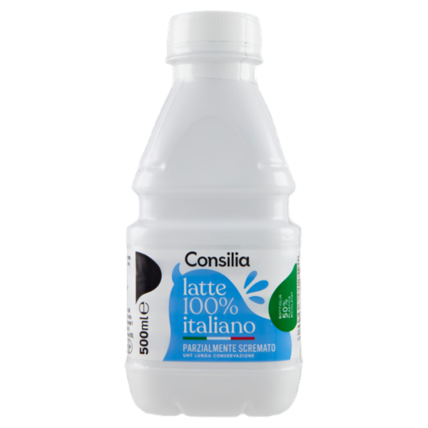 Consilia Latte Uht Parzialmente Scremato 100% Italiano 500 ml