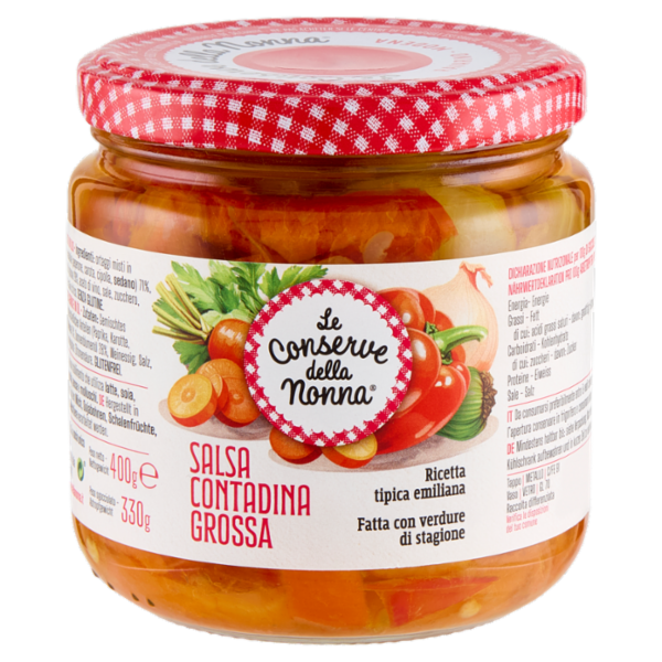 Le Conserve della Nonna Salsa Contadina Grossa 400 g