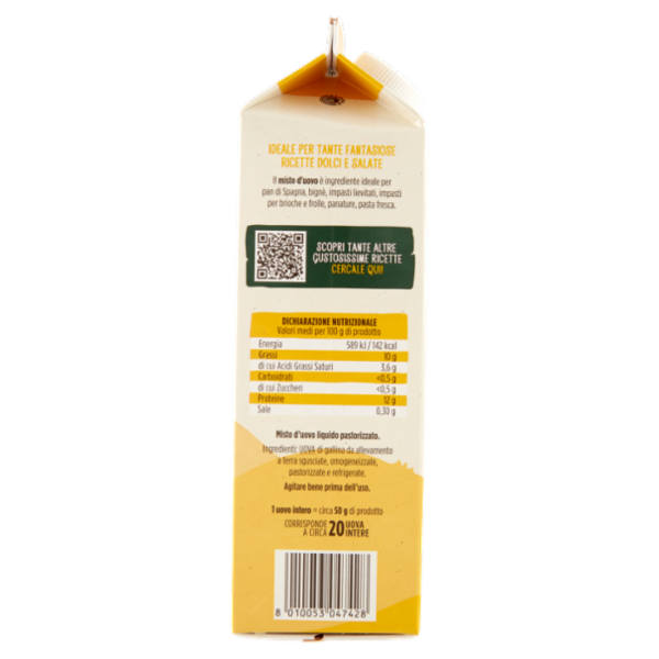 le Naturelle Misto d'Uovo Pastorizzato 1000 g