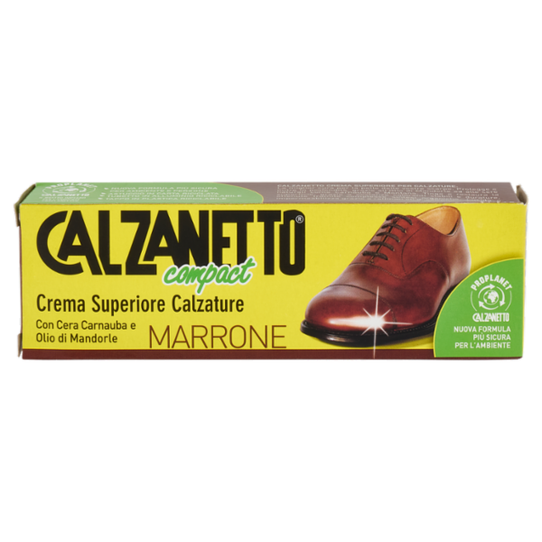 Calzanetto compact Crema Superiore Calzature Marrone 40 ml