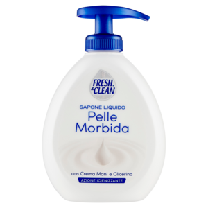 Fresh & Clean Sapone Liquido Pelle Morbida Con Crema Mani e Glicerina 300 Ml