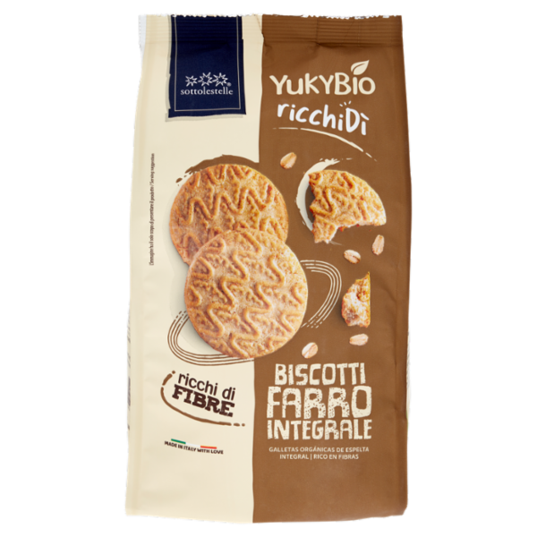 YukiBio ricchiDì Biscotti Farro Integrale 300 g