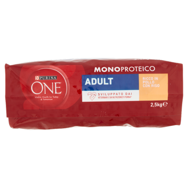 PURINA ONE Monoproteico Adult Ricco in Pollo con Riso 2,5 kg
