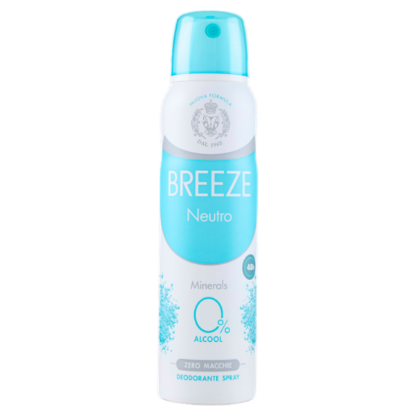 Breeze Neutro Minerals 0% Alcool Deodorante Spray 150 mL