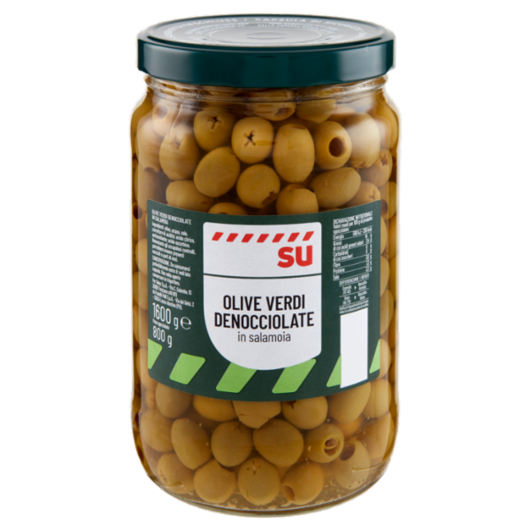 Sù Olive Verdi Denocciolate in Salamoia 1,6 kg
