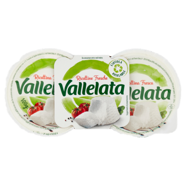 Vallelata Ricottine Fresche 2 x 100 g