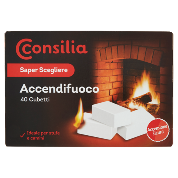 Consilia Saper Scegliere Accendifuoco 40 pz