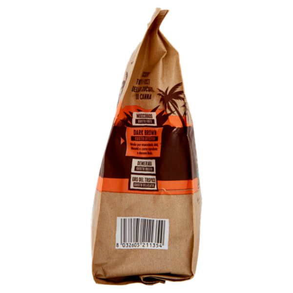 Italia Zuccheri Dark Brown Zucchero Grezzo di Canna 500 g