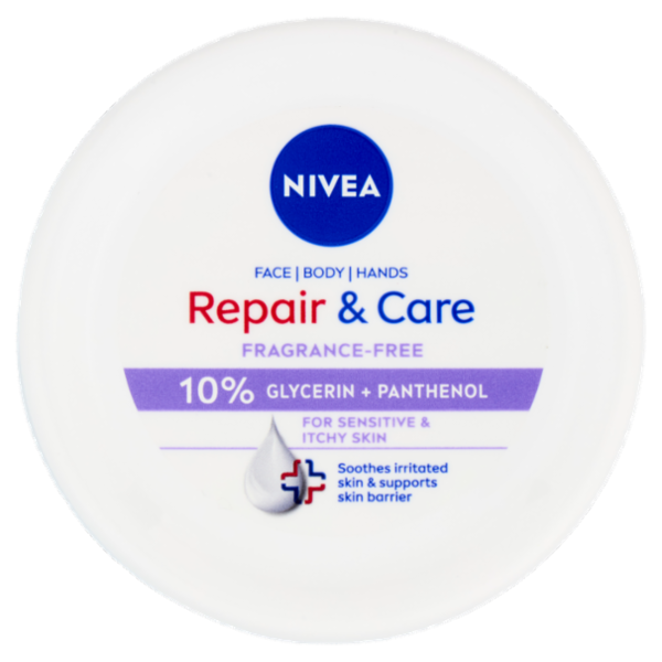 Nivea Repair & Care 10% Glycerin + Panthenol for Sensitive & Itchy Skin 400 ml