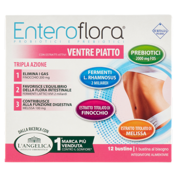Enteroflora Ventre Piatto 12 x 4 g
