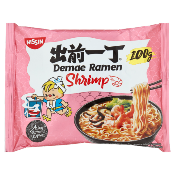 Nissin Demae Ramen Shrimp 100 g