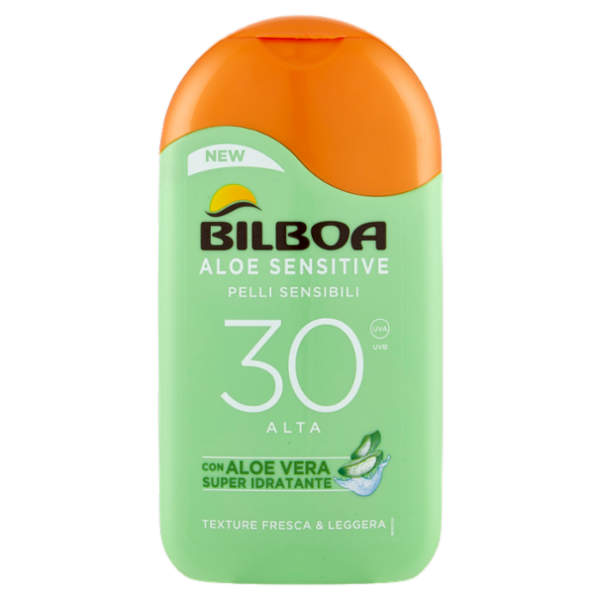 Bilboa Aloe Sensitive Pelli Sensibili 30 Alta 200 ml