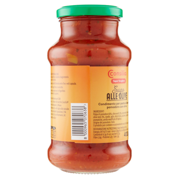 Consilia Saper Scegliere Sugo alle Olive 400 g