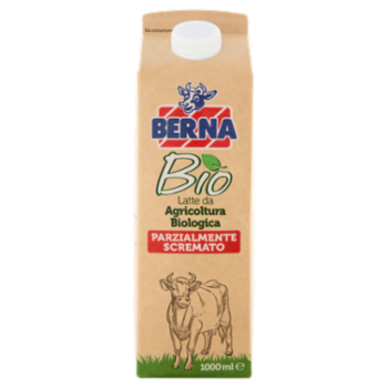 Berna Bio Latte Da Agricoltura Biologica Parzialmente Scremato 1000 Ml
