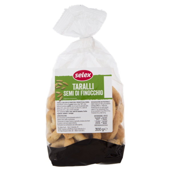 Selex Taralli ai Semi di Finocchio 300 g