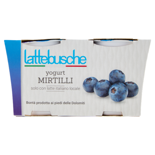 lattebusche yogurt Mirtilli 2 x 125 g