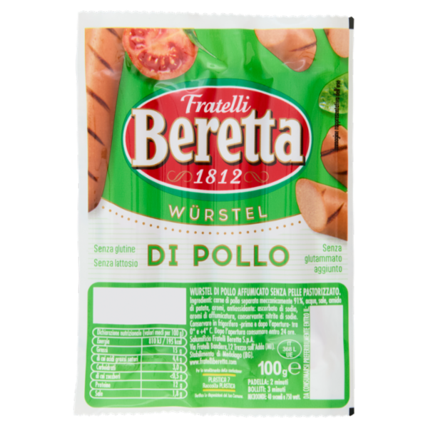 Fratelli Beretta Beretta Würstel di Pollo 100 g