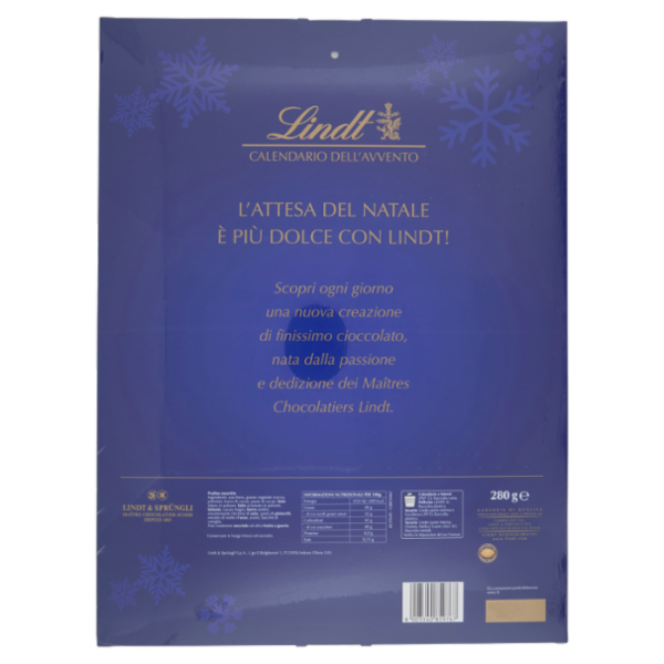 Lindt Calendario Avvento Cioccolatini Assortiti 280 g