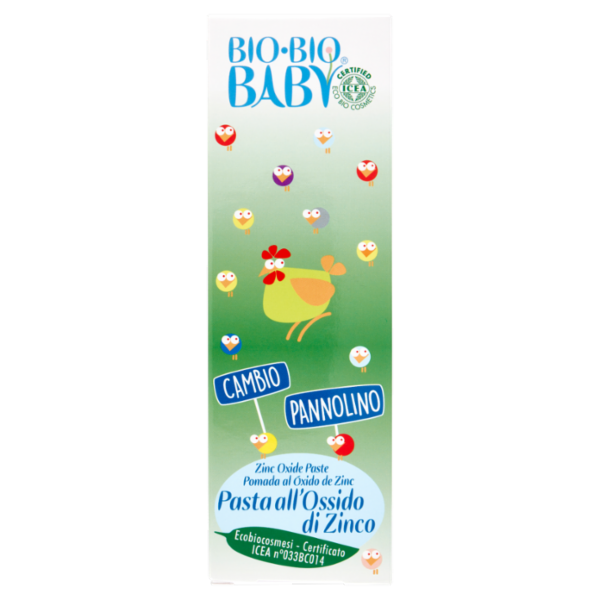 Bio-Bio Baby Pasta all'Ossido di Zinco Cambio Pannolino 100 ml