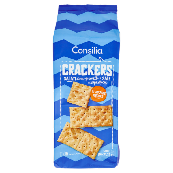 Consilia Cracker Non Salati in Superficie 16x31,25 g