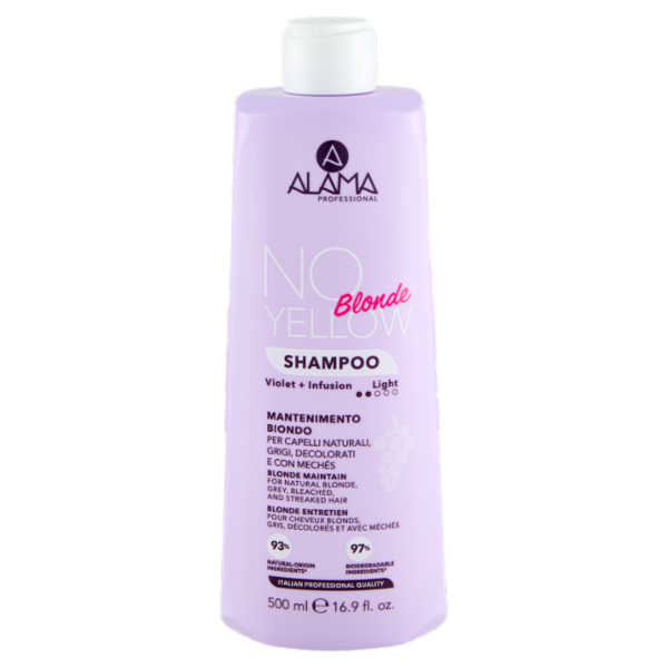 Alama Professional No Yellow Blonde Shampoo Mantenimento Biondo 500 ml