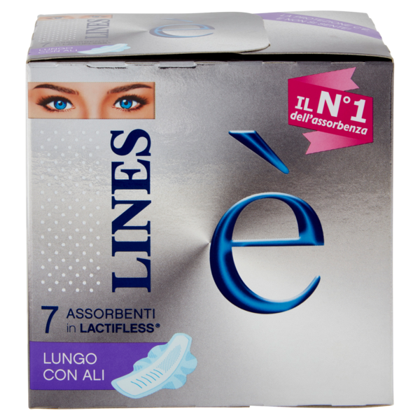Lines è Assorbenti Lungo con Ali 7 pz
